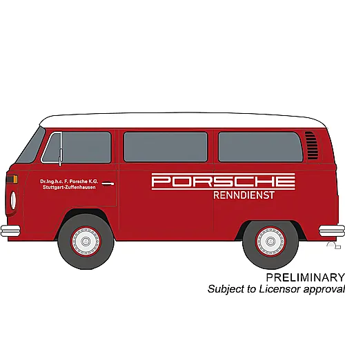 Carrera Digital 132 VW Bus T2b Porsche Renndienst