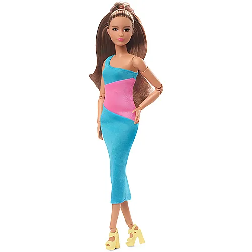 Barbie Signature Looks Brunette Ponytail Turquoise