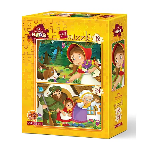 Art Puzzle Kids 2in1 Rotk�ppchen - 12 Teile