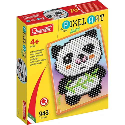 Quercetti Pixel Art Basic Panda - 946 Teile