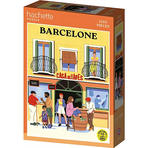 Hachette Puzzle Barcelone - 1000 Teile