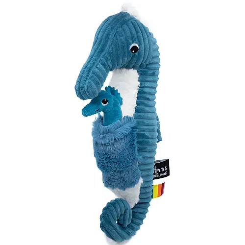Les D�glingos Papadou die Seepferdchen-Mama mit Baby - 34 cm