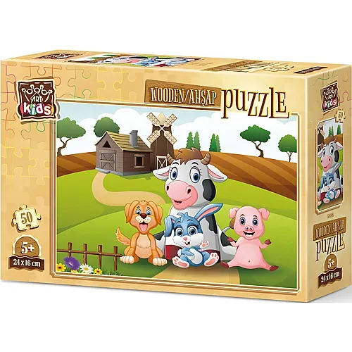 Art Puzzle Kids Bauernhof-Pose - 50 Teile