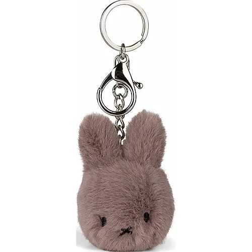 Bon Ton Toys Miffy ECO Fuzzy taupe 8 cm Schl�sselanh�nger / 100%Recycled