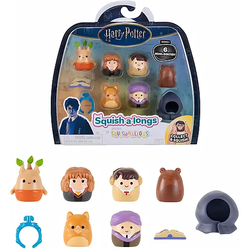 6er Pack Hermione, Mandrake, Frog