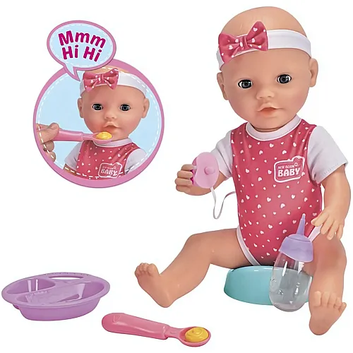Vollvinylpuppe mit Sound, Trink und N�ssfunktion 38cm