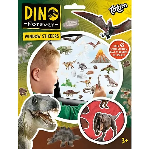 Totum Dino Forever Fensteraufkleber