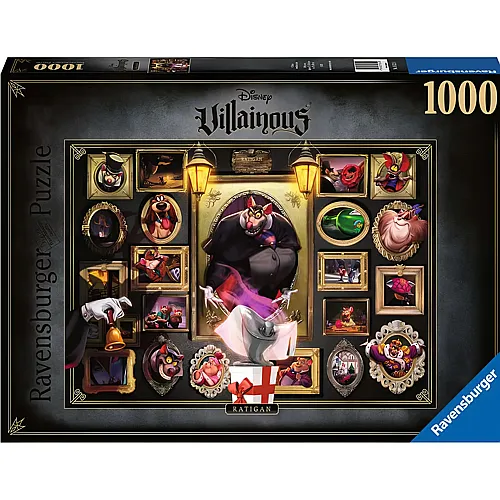 Ravensburger Puzzle Villainous: Ratigan (1000Teile)