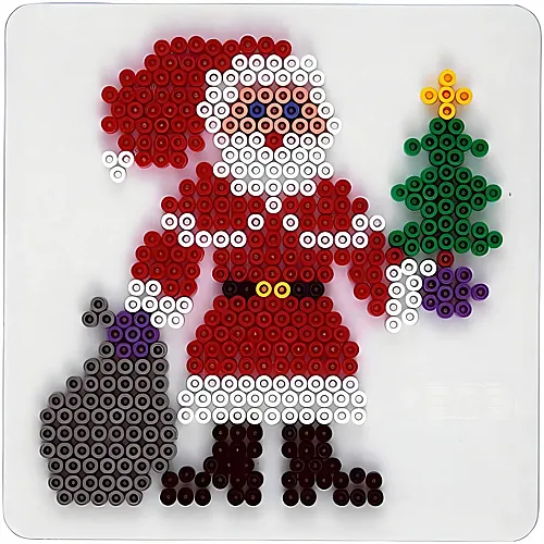Hama B�gelperlen Steckplatte - Weihnachtsmann