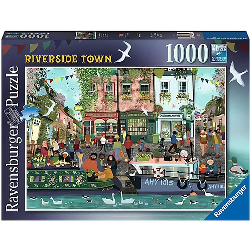 Ravensburger Puzzle Riverside Town (1000Teile)