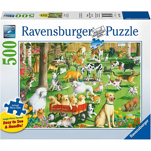 Ravensburger Hunde im Park - 500 Teile
