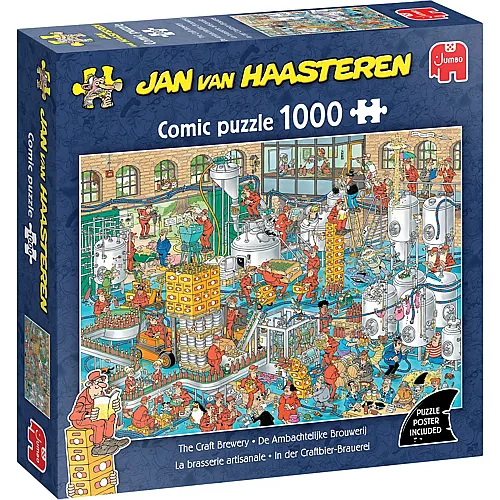 Jumbo Puzzle Jan van Haasteren In der Craftbier-Brauerei - 1000 Teile