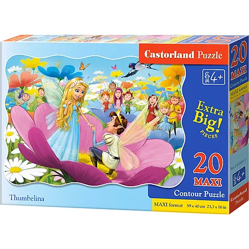Castorland Puzzle Thumbelina - 20 Teile