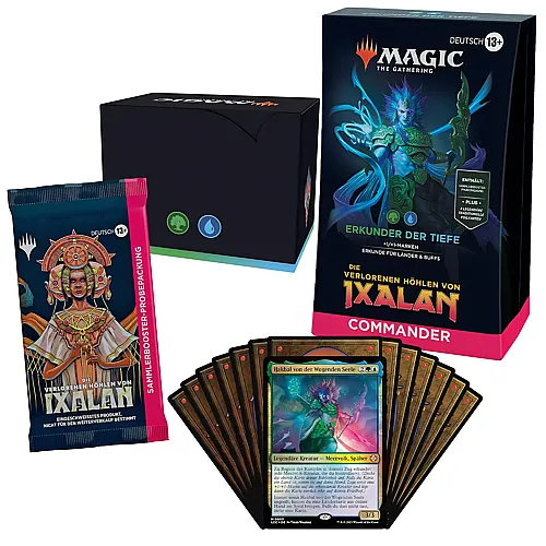Magic The Gathering Die verlorenen H�hlen von Ixalan Commander-Deck - Erkunder der Tiefen - Deutsch