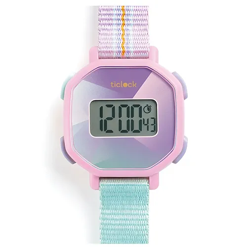 Digitale Armbanduhr Purple prisma
