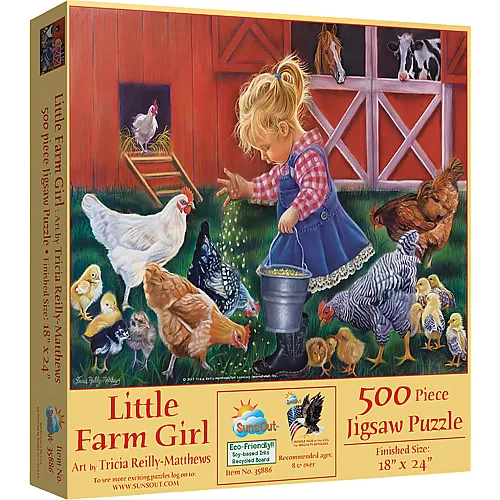 SunsOut Puzzle Tricia Reilly-Matthews Little Farm Girl - 500 Teile