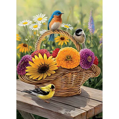 Cobble Hill Puzzle Rosemary Milette Summer Bouquet - 1000 Teile
