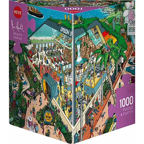 Heye Puzzle Triangular Beauty Centre - 1000 Teile