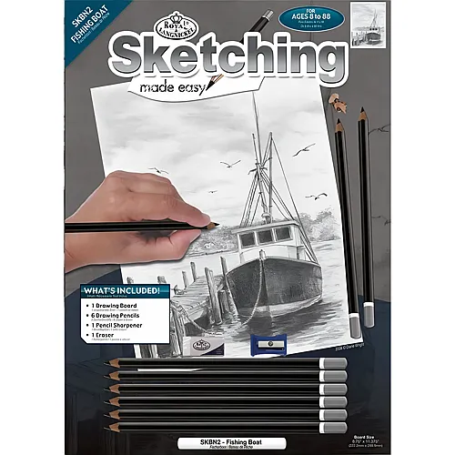 Royal & Langnickel R&l Sketching Std LE Bateau DE Peche 24x33cm