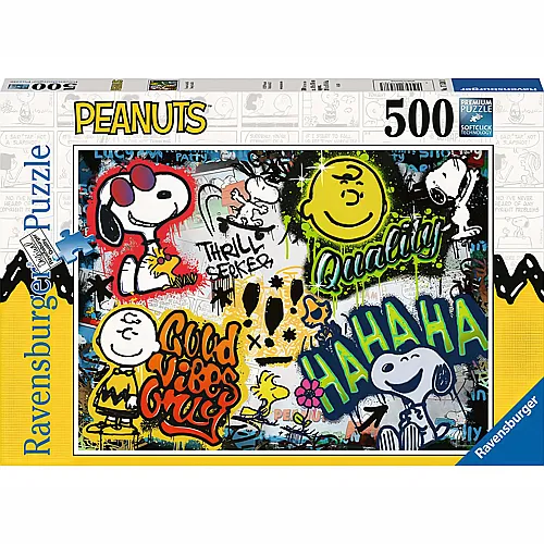 Ravensburger Puzzle Peanuts Graffiti (500Teile)