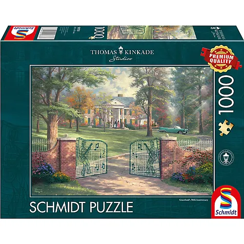 Schmidt Puzzle Thomas Kinkade Graceland 50th Anniversary (1000Teile)