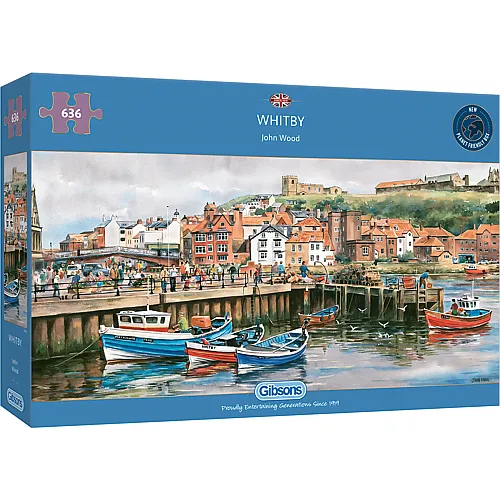 Gibsons Puzzle Panorama Whitby Harbour - 636 Teile