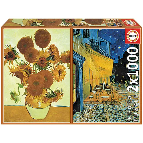 Educa Puzzle 2er Set Art Collection Van Gogh (1000Teile)