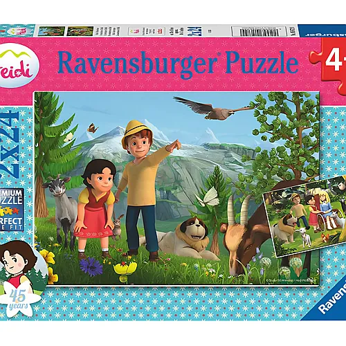 Ravensburger Puzzle Heidi's Abenteuer (2x24)