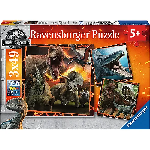 Ravensburger Puzzle Jurassic World Fallen Kingdom (3x49)