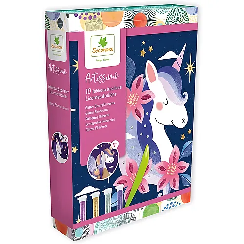 Sycomore Artissimo PM Paillettes Licornes (fr-de-it)