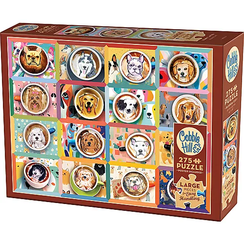 Cobble Hill Puzzle Latte Welpen - 275 Teile