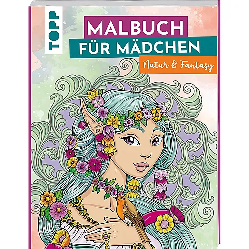 Frechverlag Topp Malbuch M�dchen Natur & Fantasy