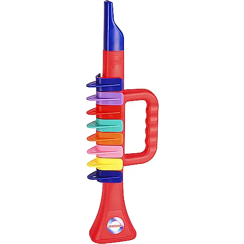 Bontempi Trompete mit 8 farbigen Tasten (27cm)