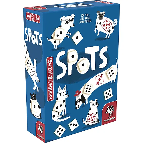 Pegasus Spiele Spots - fr�hlicher W�rfelpass mit Hunden - Deutsch