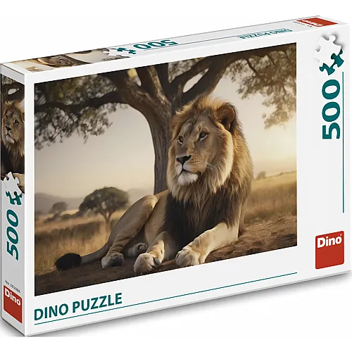 Dino Puzzle Ruhender L�we - 500 Teile