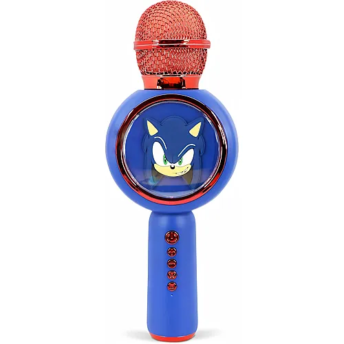 OTL Technologies Sonic Karaoke-Mikrofon mit kabellosem Lautsprecher und LED-Leuchten