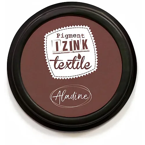 Aladine Izink Textilstempelkissen Braun