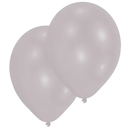 Amscan Ballone silber (10Teile)