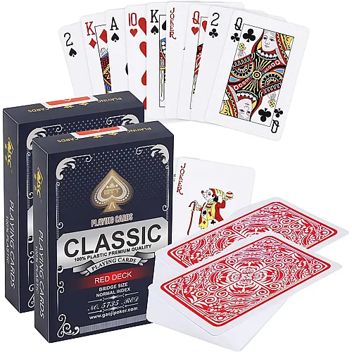 Generic Bridge & Poker Duo Pack Rot