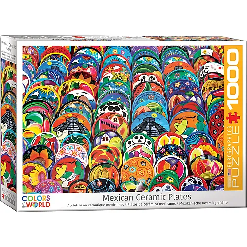 Eurographics Puzzle Mexikanische Teller - 1000 Teile