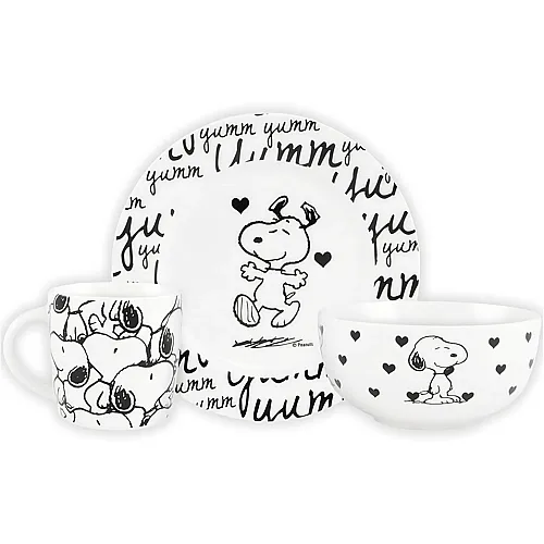 United Labels Fr�hst�cksset The Peanuts Hearts - 3 Teile