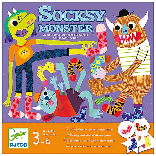 Djeco Spiele Socksy Monster