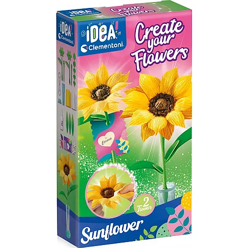 Clementoni Idea Make your Flower Set Sonnenblume