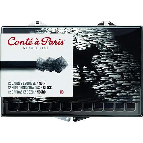 Conte A Paris Conte Carre Schwarz HB