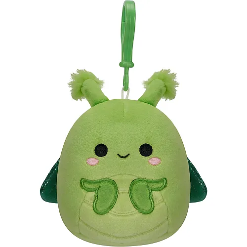 Squishmallows Clip-On Trenton die Gottesanbeterin - 9 cm