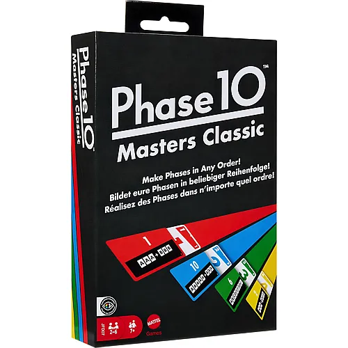 Mattel Games Phase 10 Masters Classic