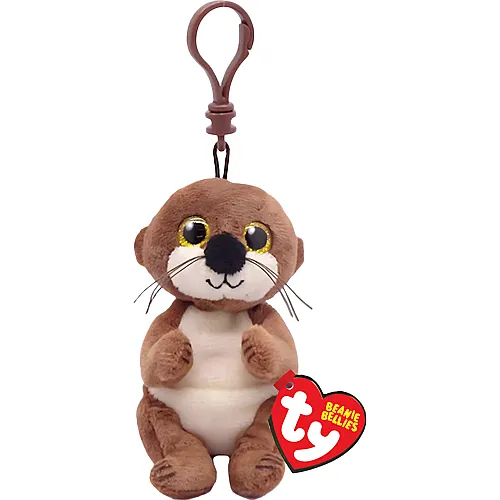 Ty Beanie Clips Anh�nger Mitch der Otter - 10 cm