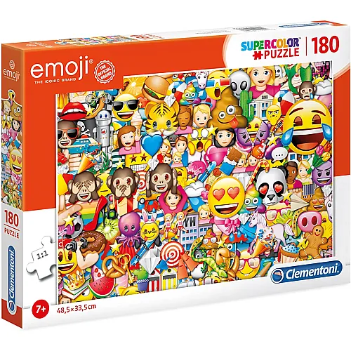 Clementoni Puzzle Supercolor Emoji Emojj - 180 Teile