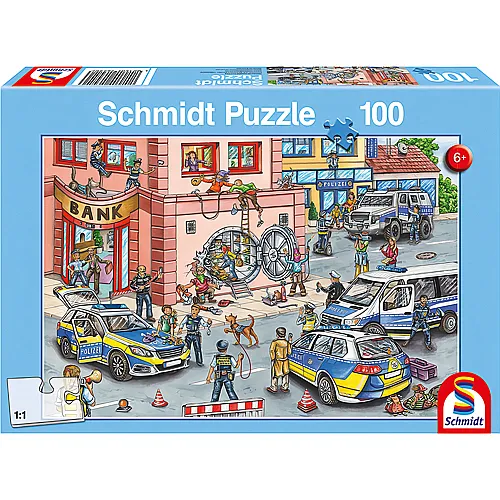 Schmidt Puzzle Polizeieinsatz (100Teile)