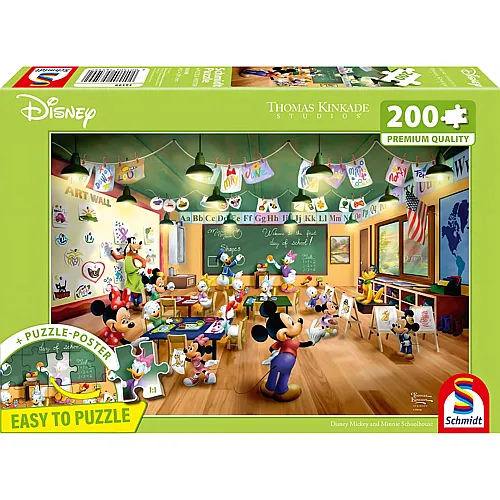 Mickey and Minnie, Schoolhouse 200Teile